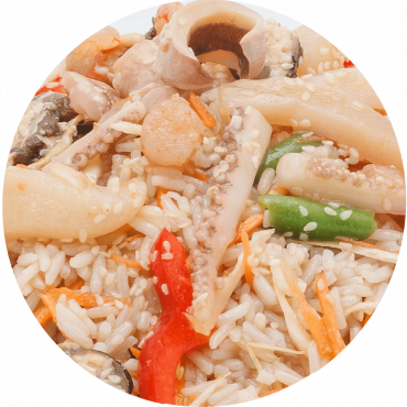 Seafood Stir-Fry /Rice