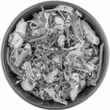Pastrami Stir-Fry/Buckwheat noodles